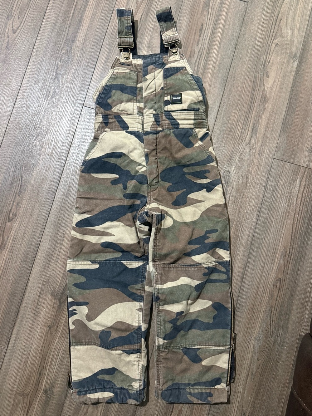 Walls Camo Insulated Bib Overalls Kids Medium 8 10 Grow System